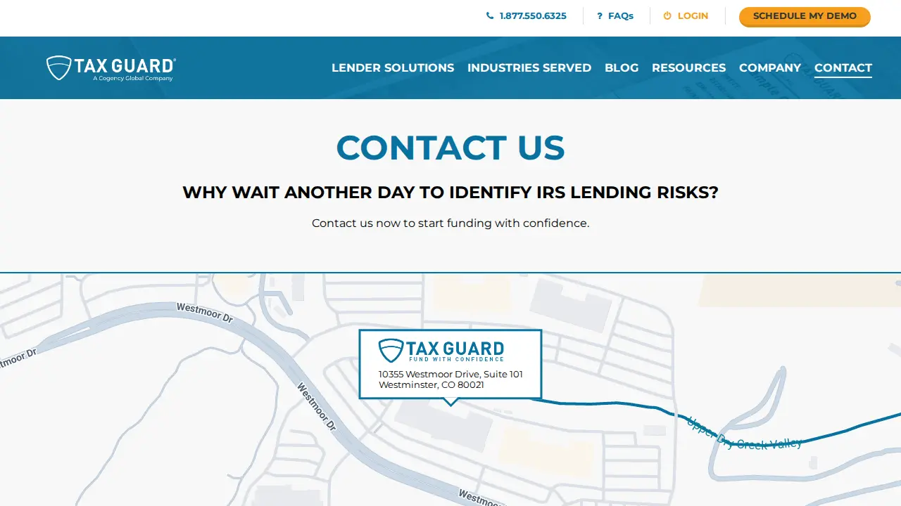 Tax Guard page