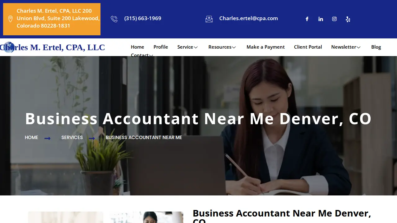 Charles M. Ertel, CPA, LLC page