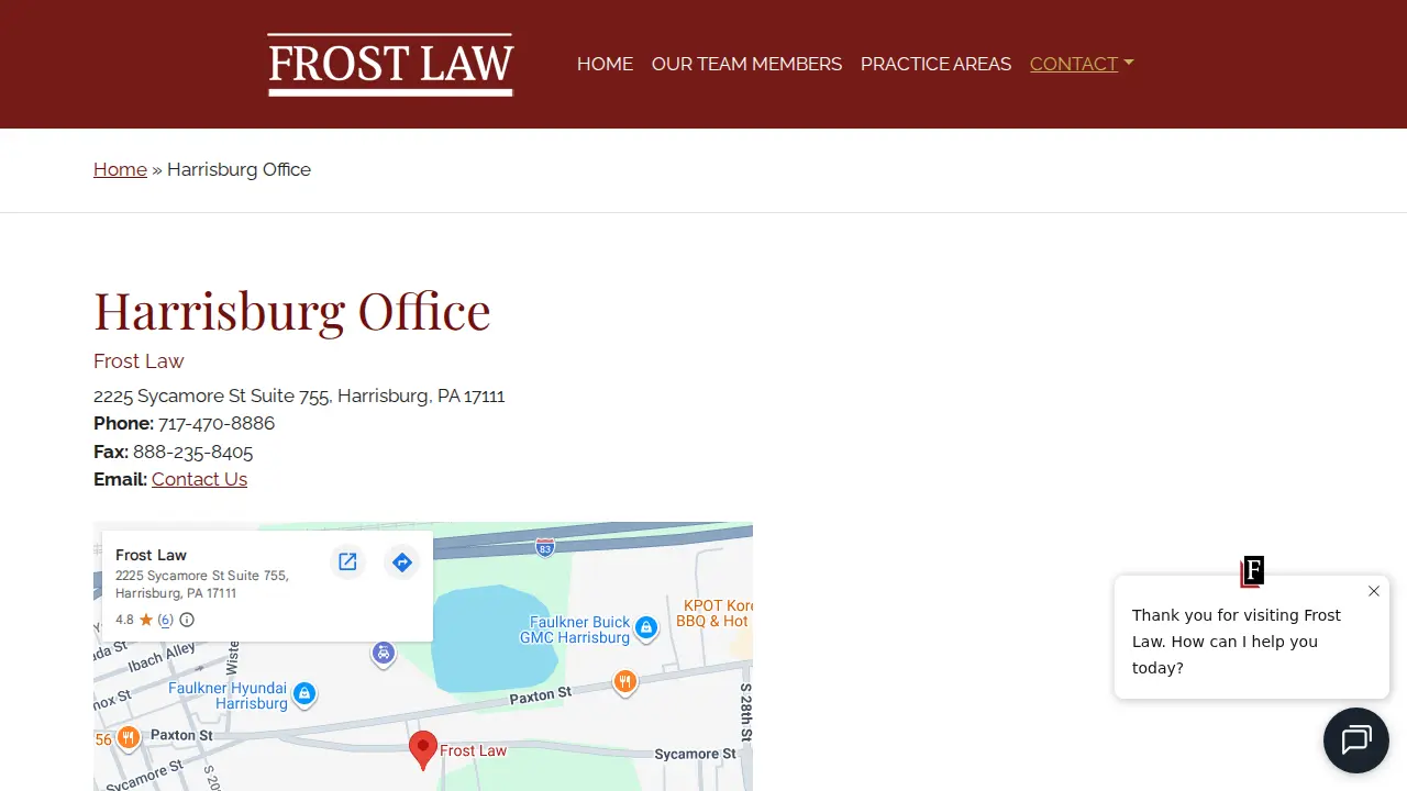 Frost Law page