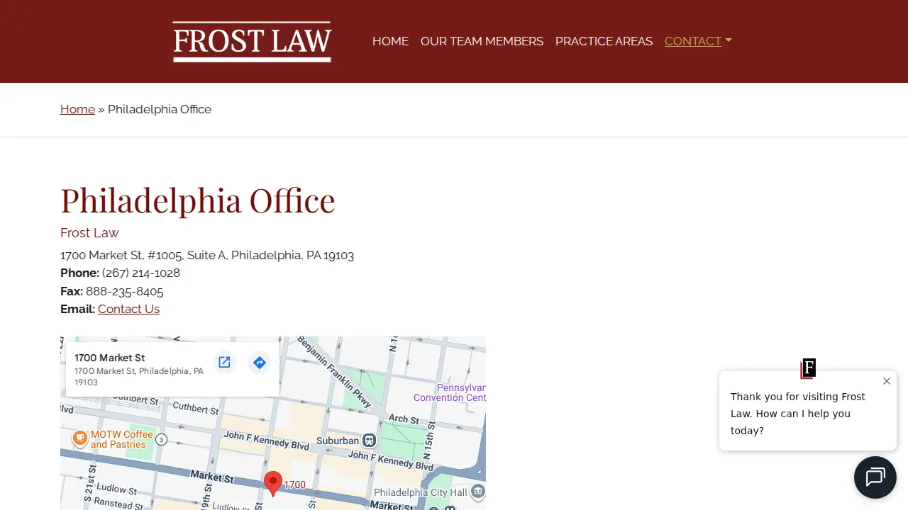 Frost Law page