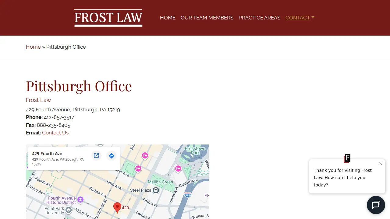 Frost Law page
