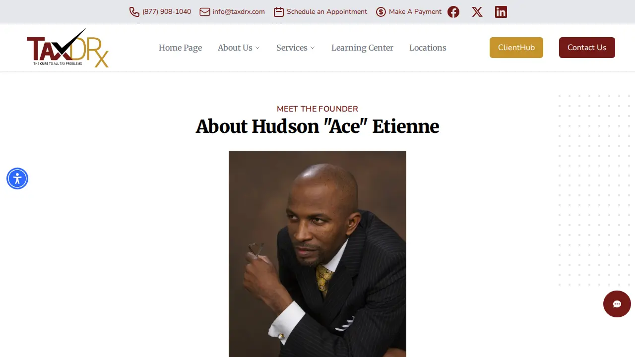 TAX DRx - Harlem page