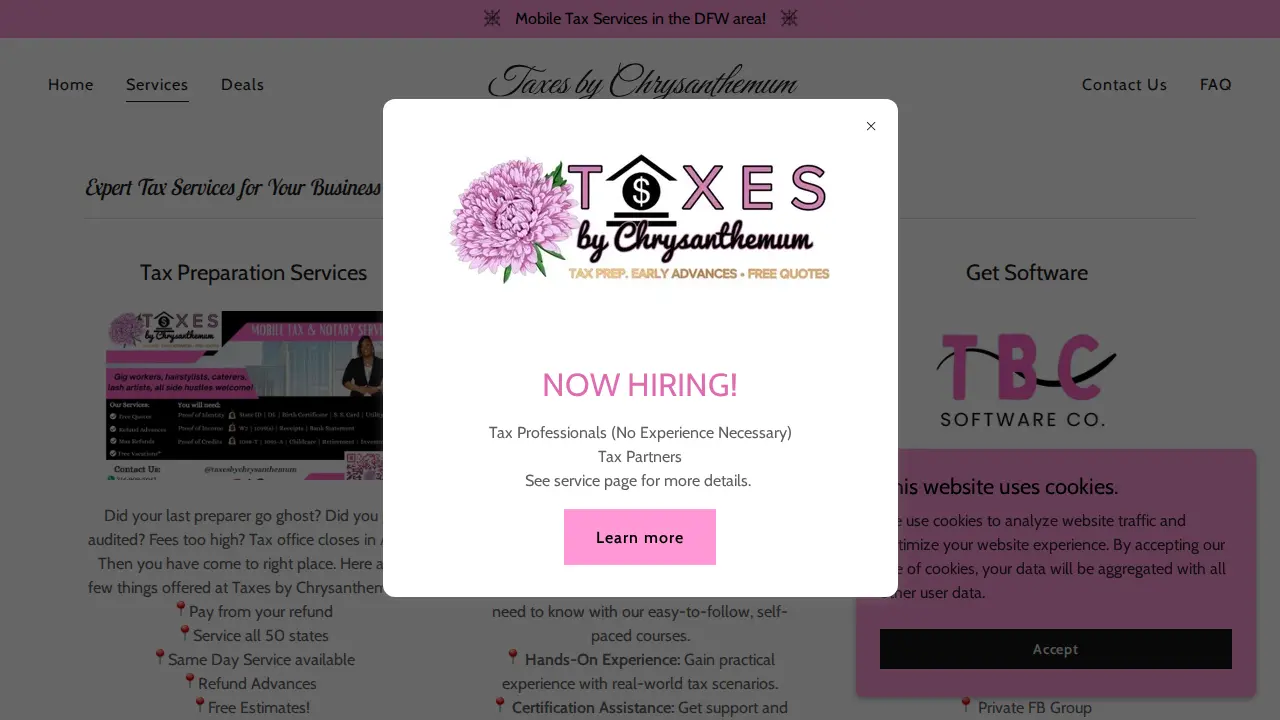 Taxes by Chrysanthemum page