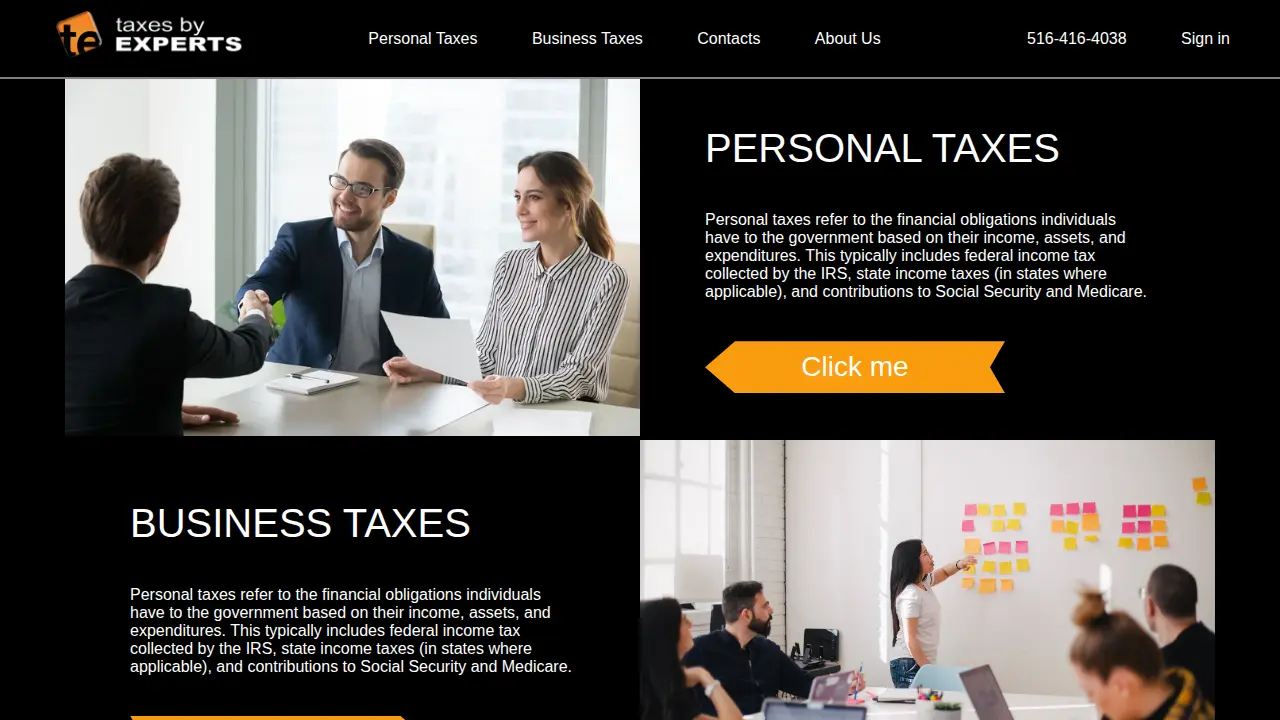 Taxes By Experts inc