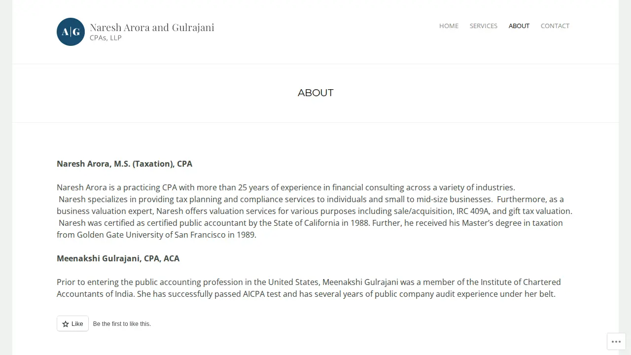 Naresh Arora MS Taxation page