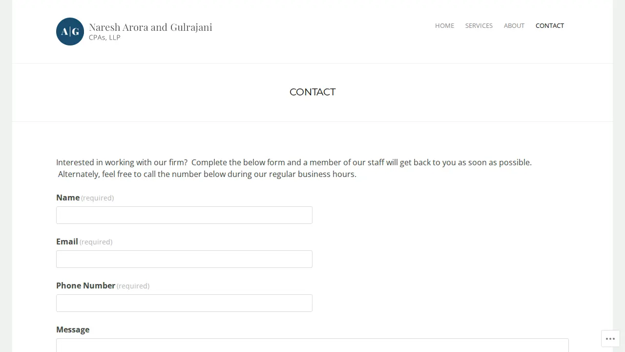 Naresh Arora MS Taxation page