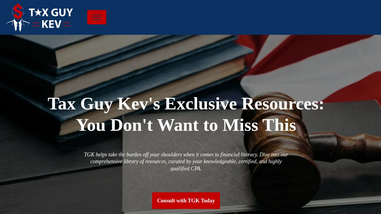Tax Guy Kev page