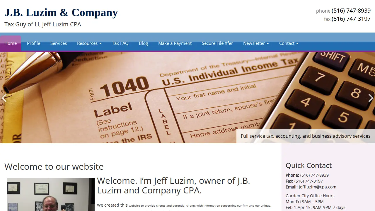 J.B. Luzim & Company - Tax and Accounting