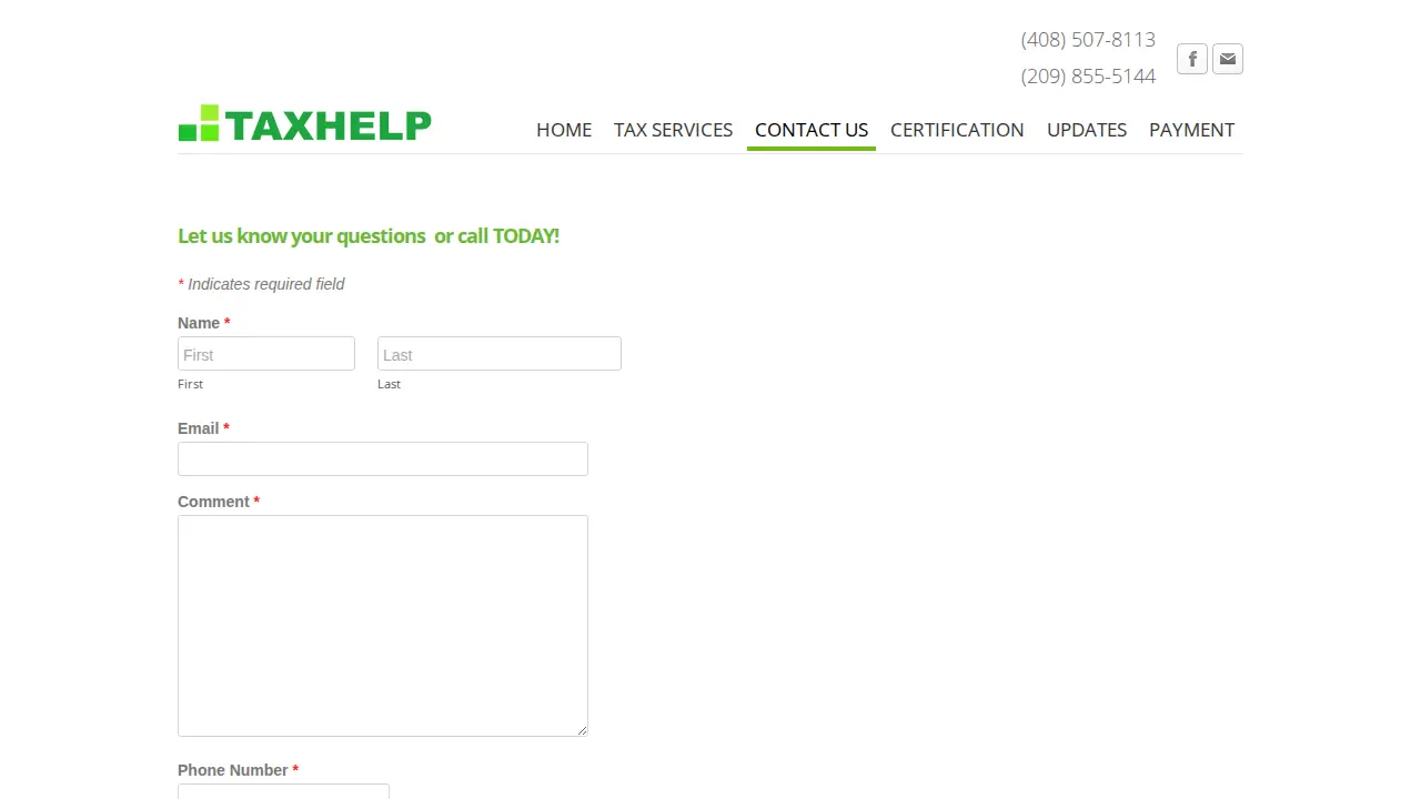 TAXHELP - Income Tax Preparation