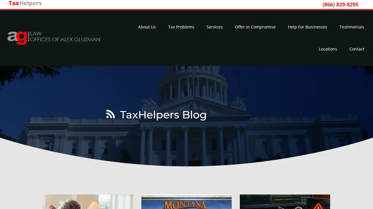 TaxHelpers - Tax Attorney page