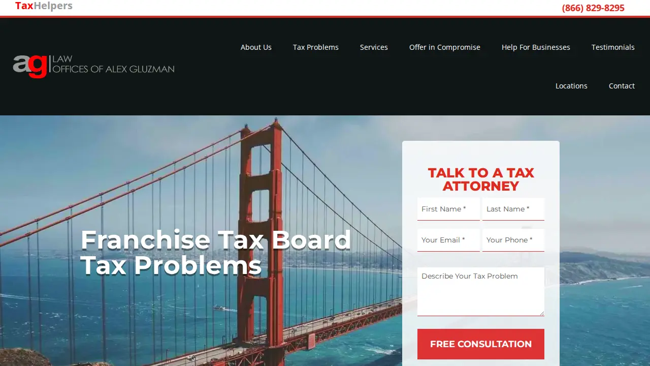 TaxHelpers - Tax Attorney page