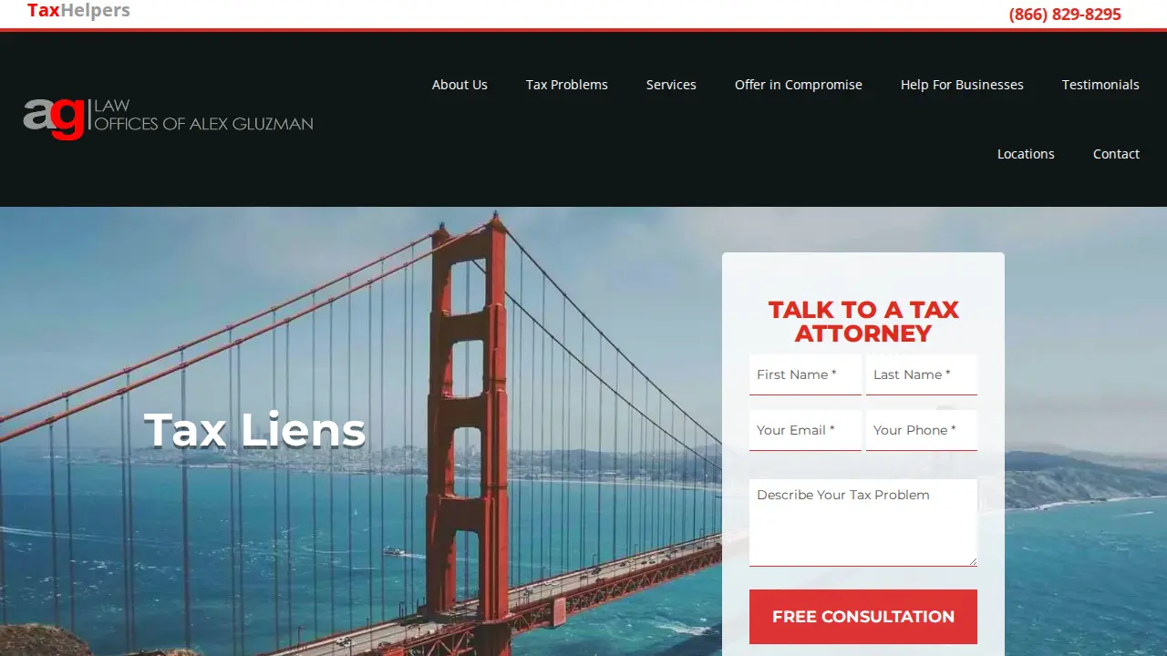TaxHelpers - Tax Attorney page