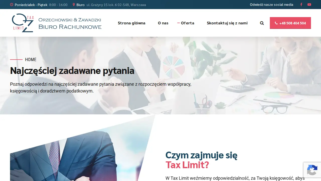 Tax Limit Sp. z o.o. page