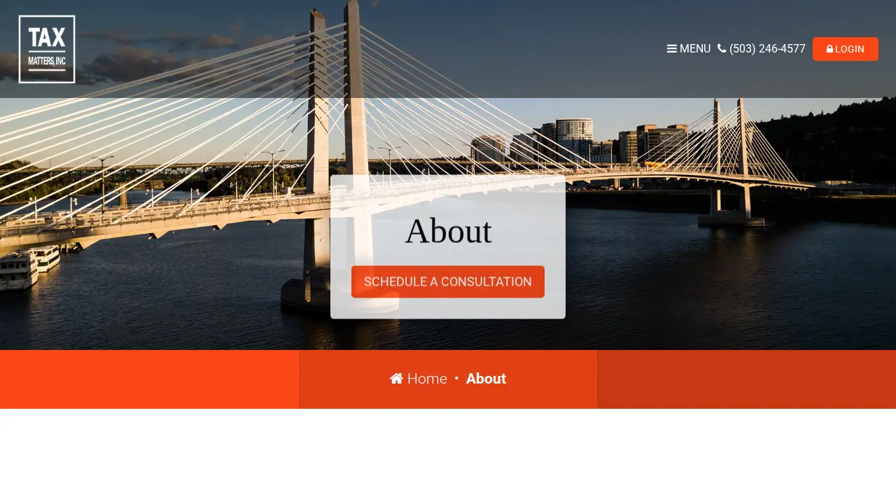 Tax Matters, Inc. page