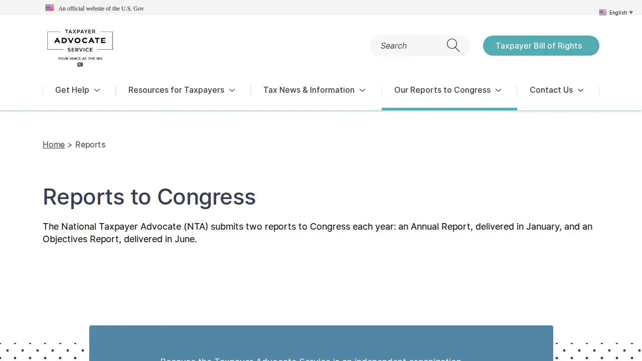 Taxpayer Advocate Service Office page