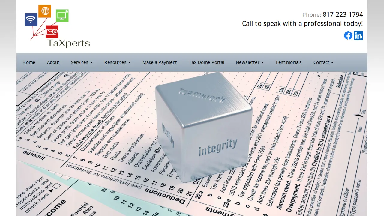 TaXperts page