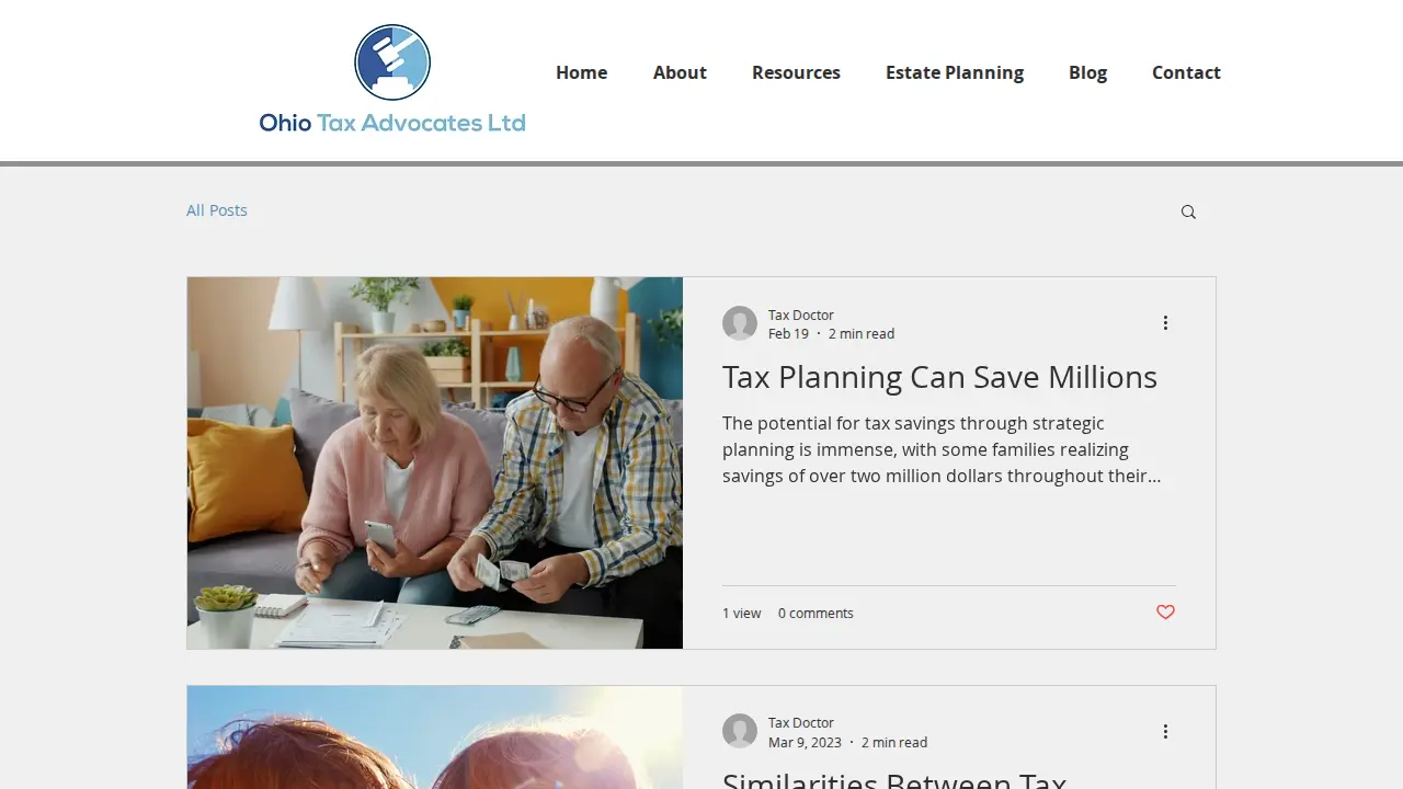 Ohio Tax Advocates page