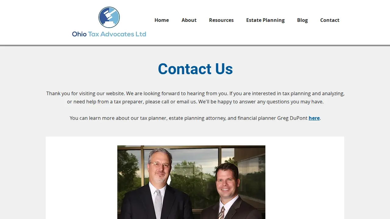 Ohio Tax Advocates page