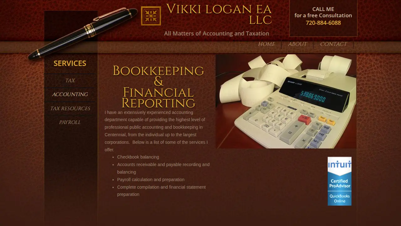 Vikki Logan, EA LLC page
