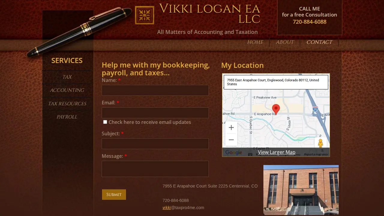 Vikki Logan, EA LLC page