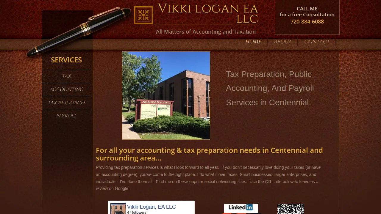 Vikki Logan, EA LLC page