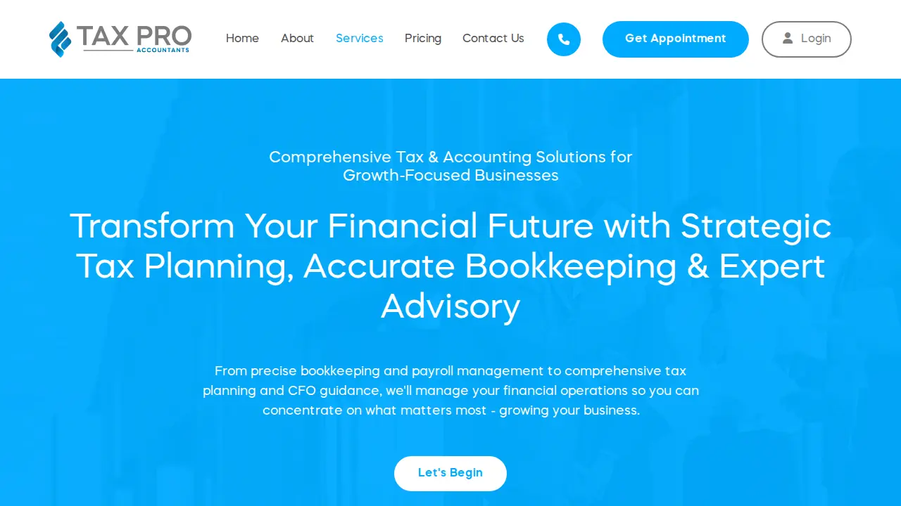 Tax Pro Accountants LLC page