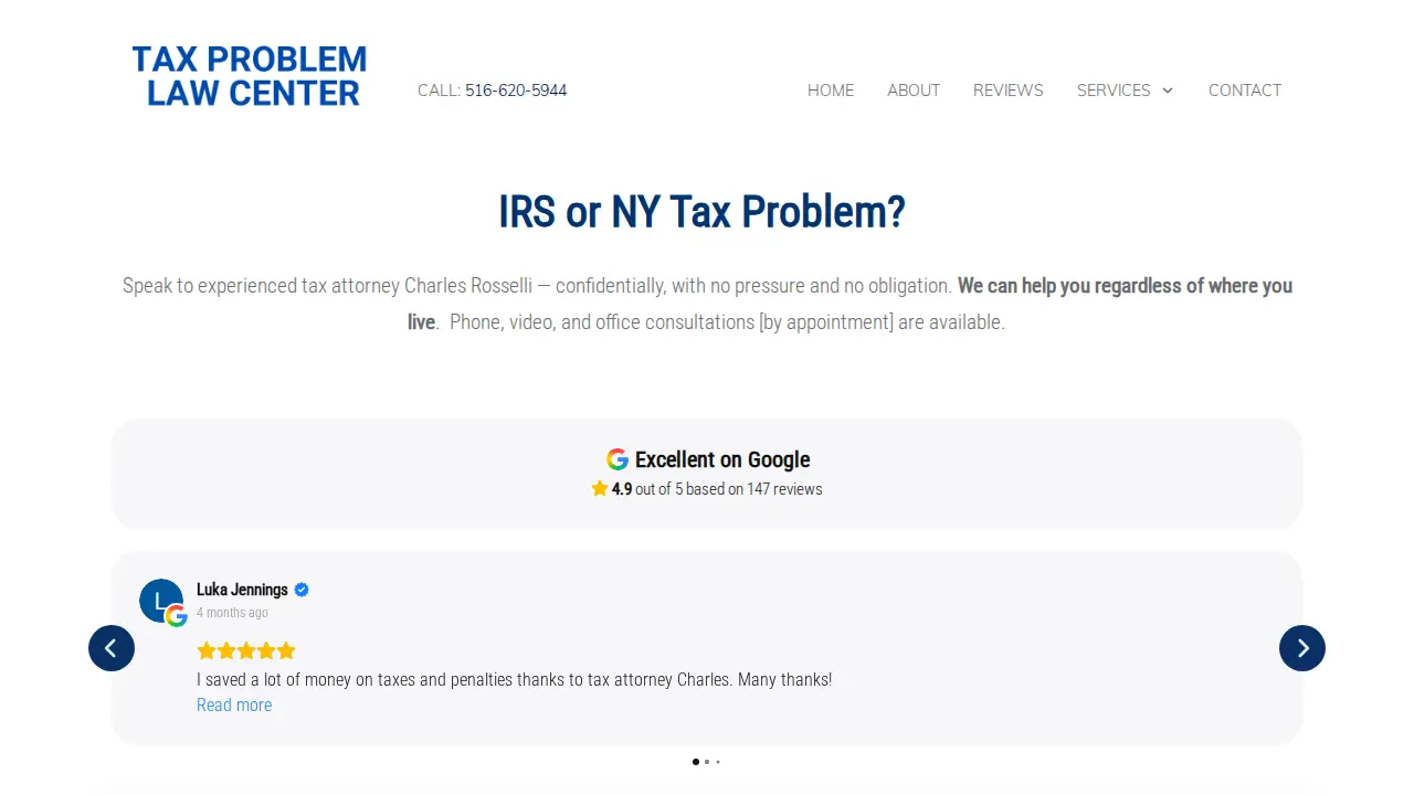 Tax Problem Law Center LLC. page