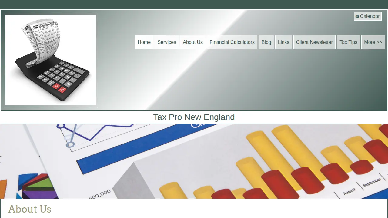 Tax Pro New England page