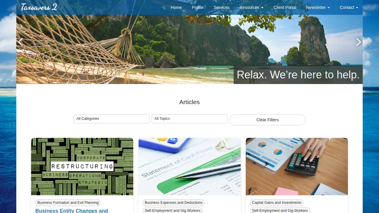 TS2 Financial page