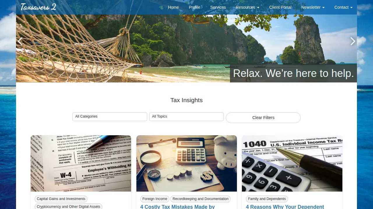 TS2 Financial page