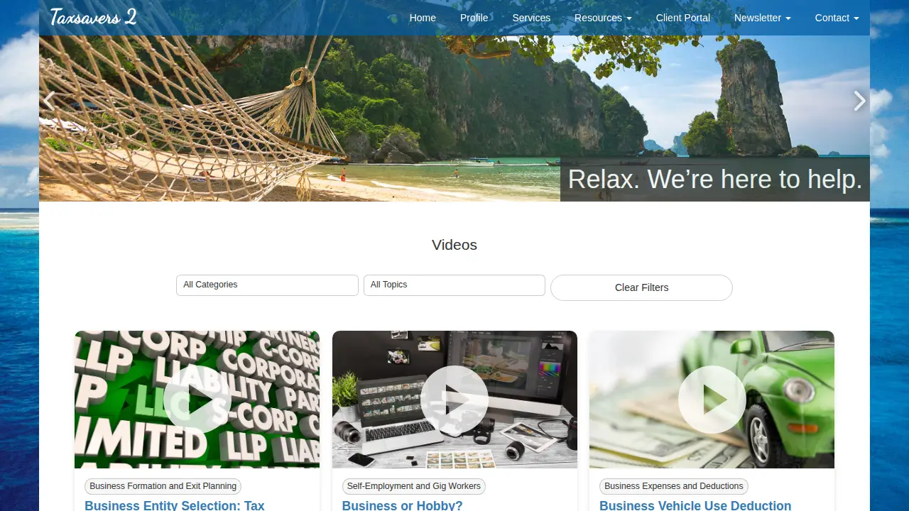 TS2 Financial page