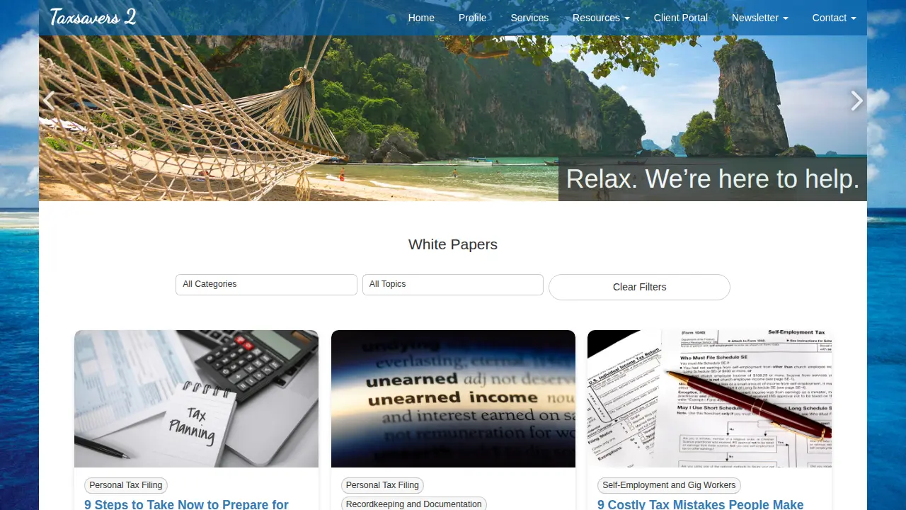 TS2 Financial page