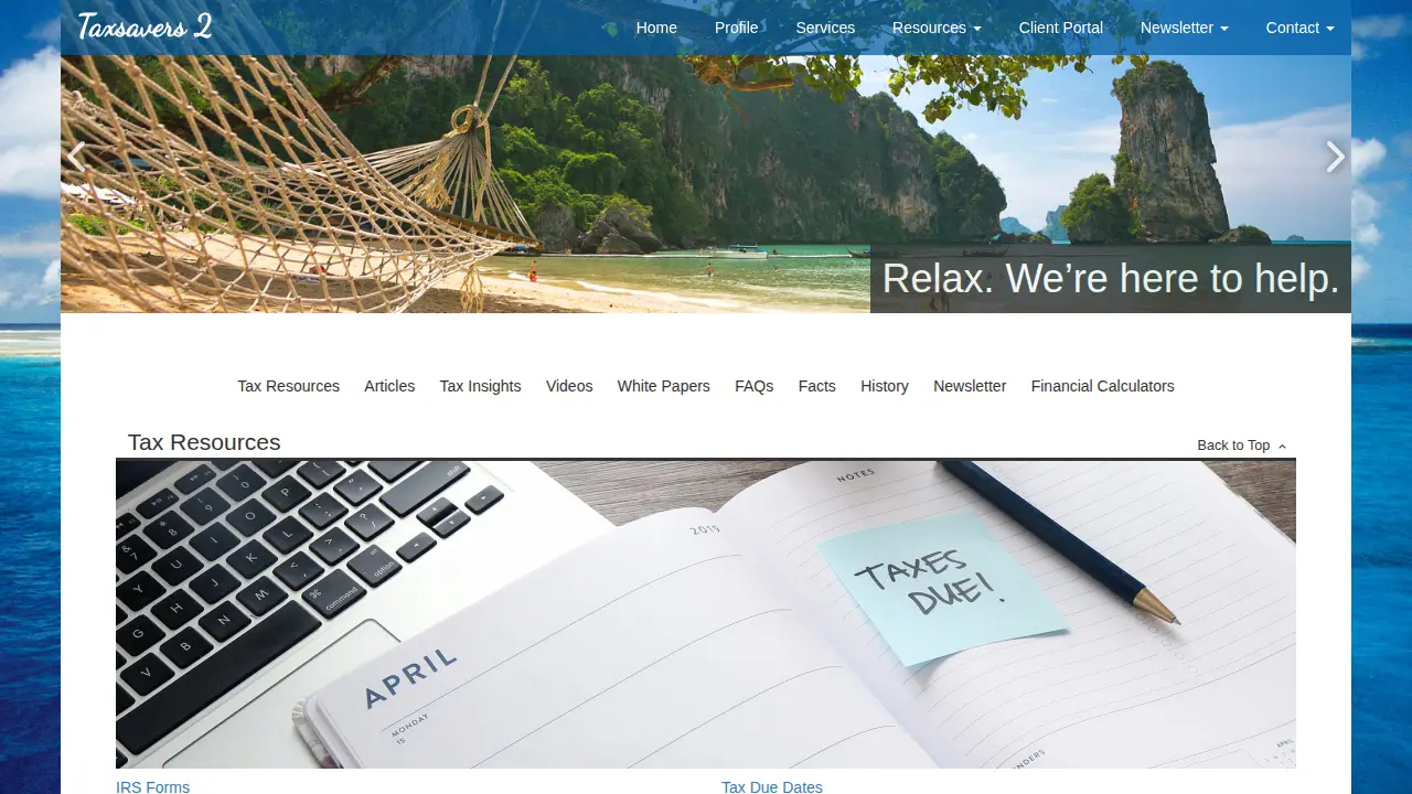 TS2 Financial page