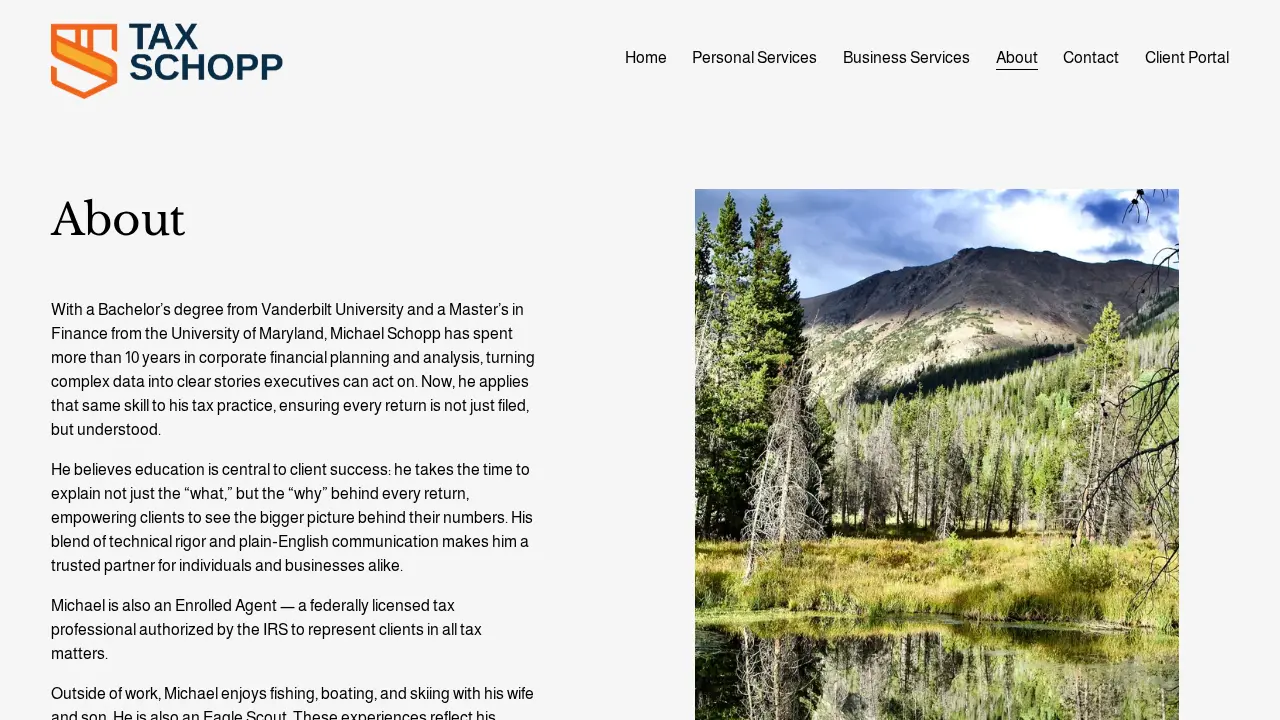 Tax Schopp page