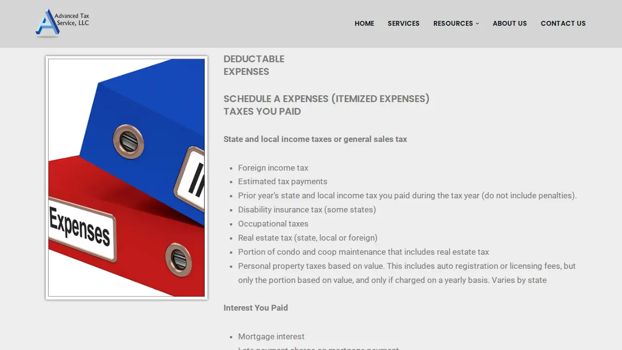 Advanced Tax Service, LLC page