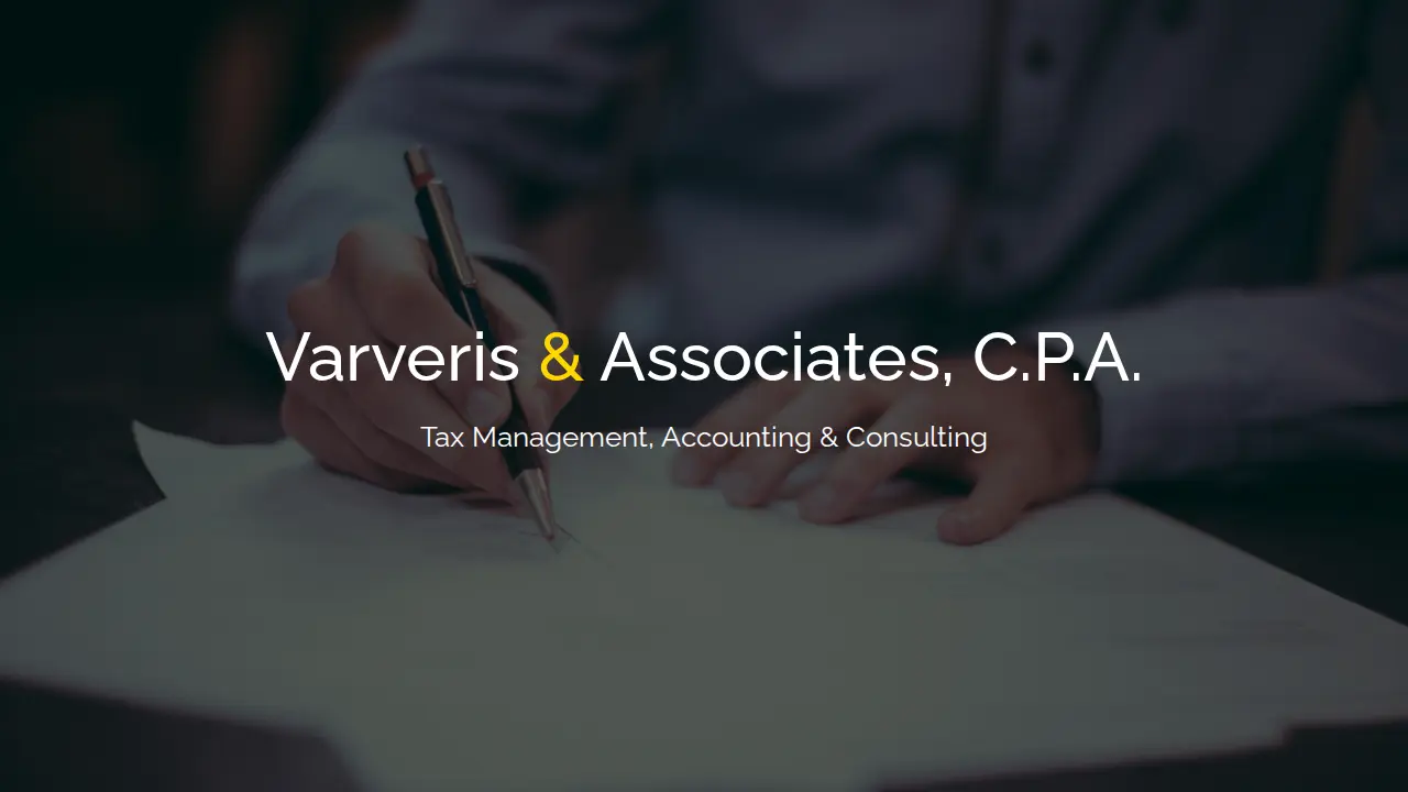Varveris & Associates Tax Management Professionals page