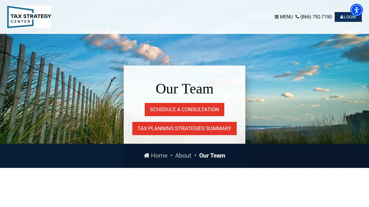 Tax Strategy Center page