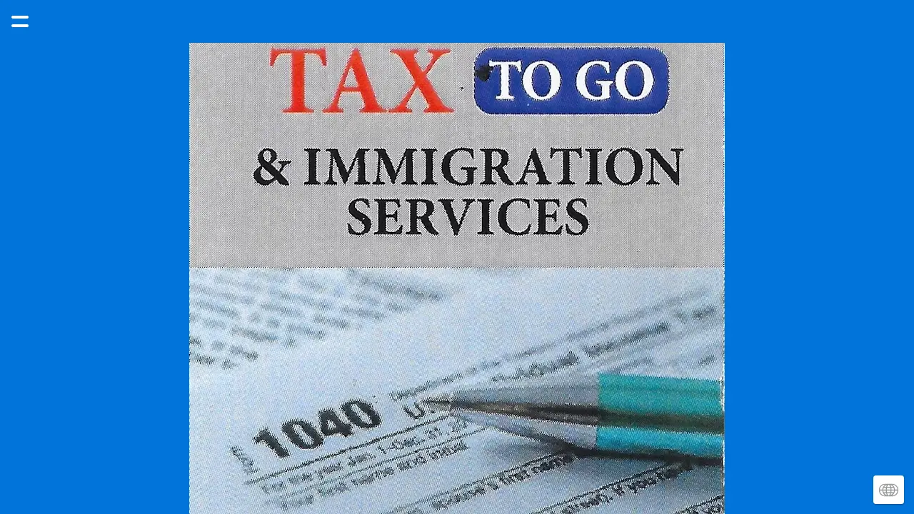 Tax To Go & immigration Services page