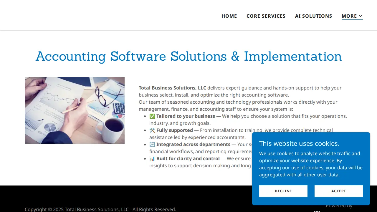 Total Business Solutions, LLC page