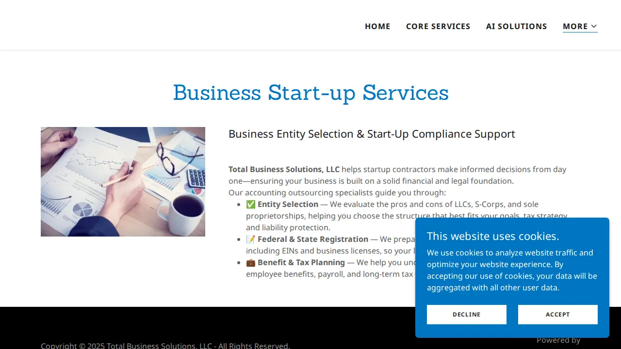 Total Business Solutions, LLC page
