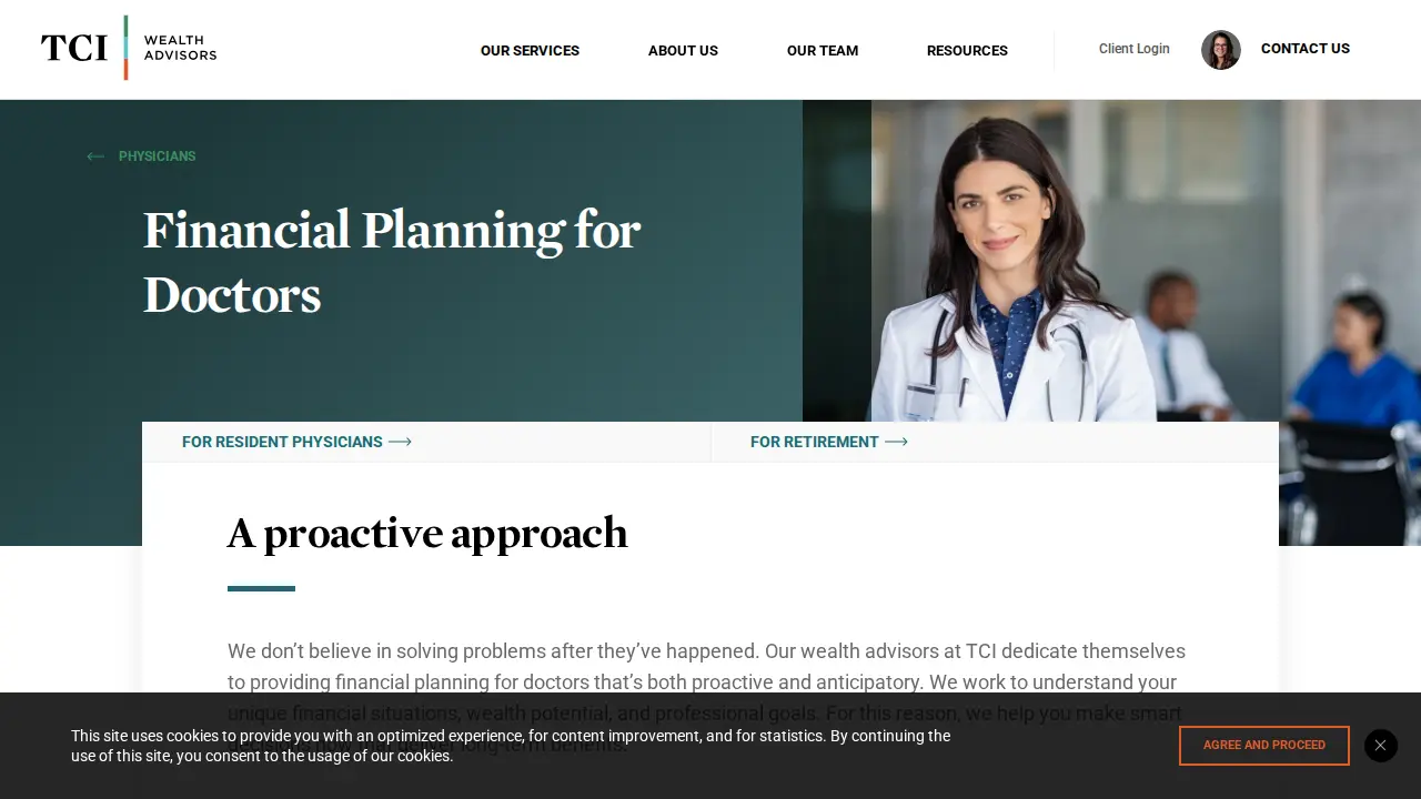 TCI Wealth Advisors page