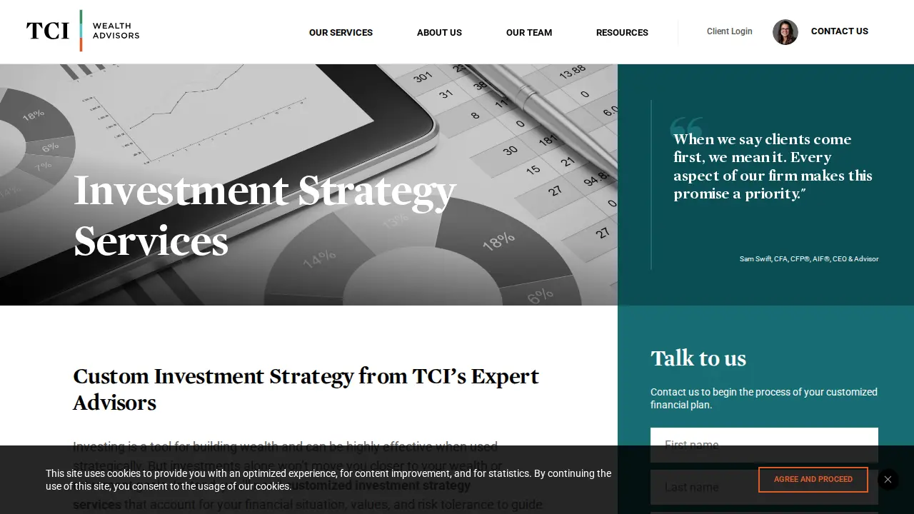 TCI Wealth Advisors page