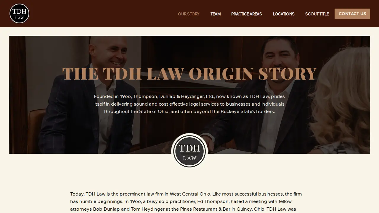 Thompson, Dunlap & Heydinger, Ltd. page
