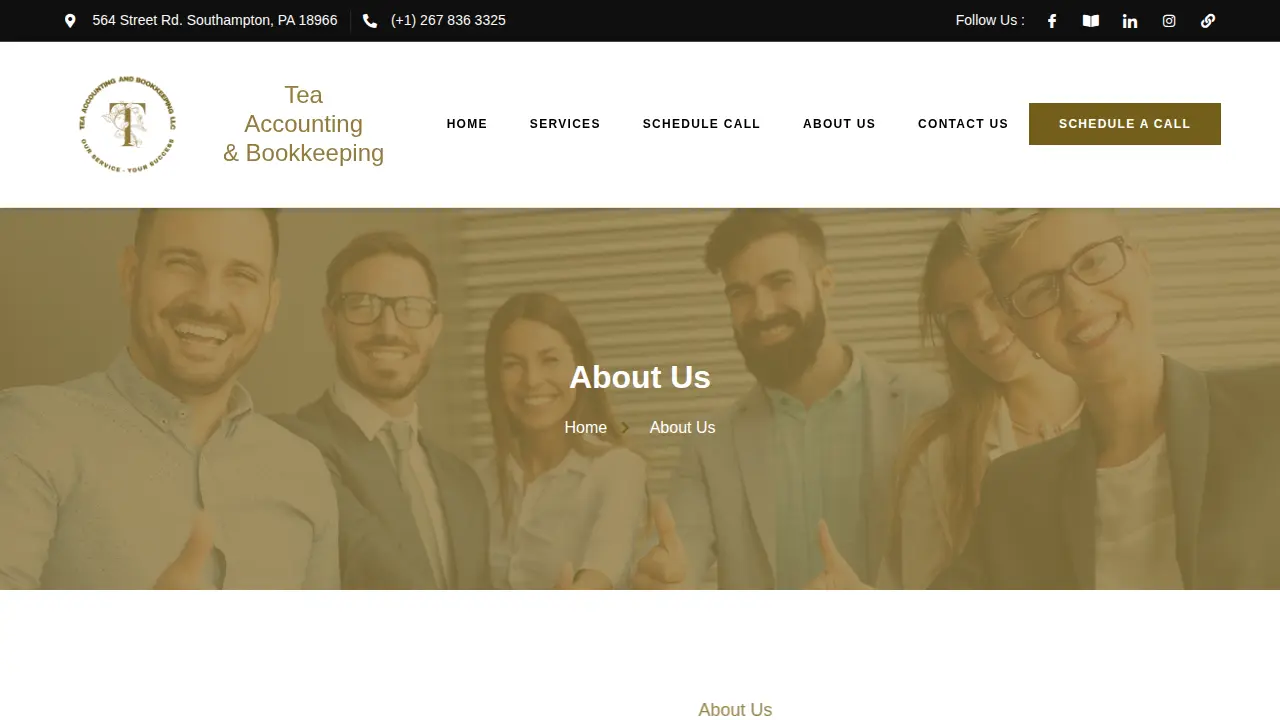 Tea Accounting and Bookkeeping, LLC page