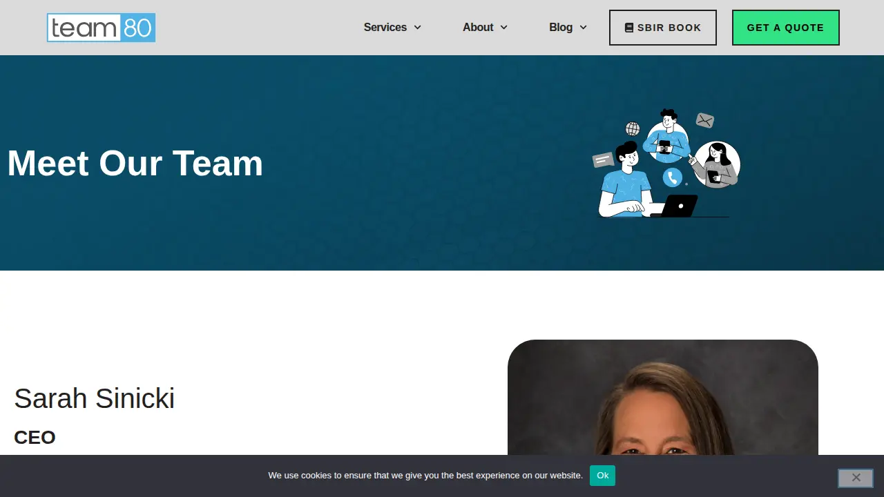 Team 80 Small Business Accounting Service page