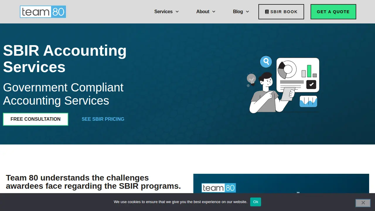 Team 80 Small Business Accounting Service page