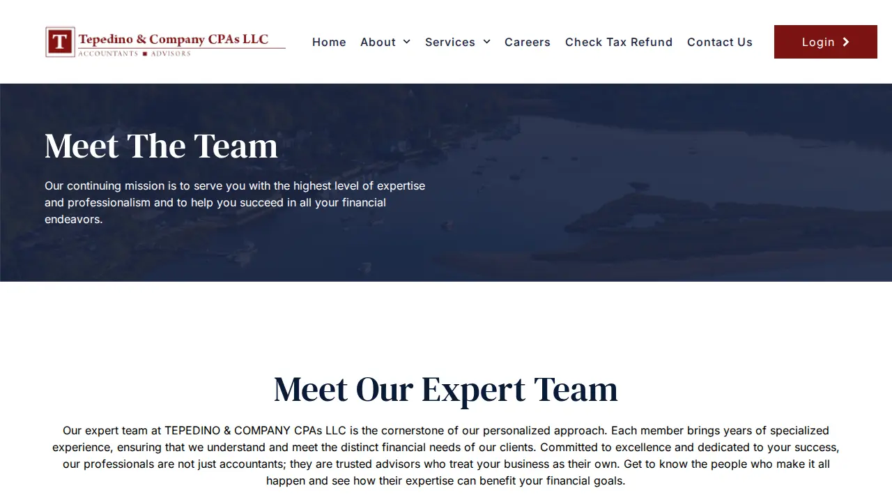 Tepedino & Company CPA's LLC page