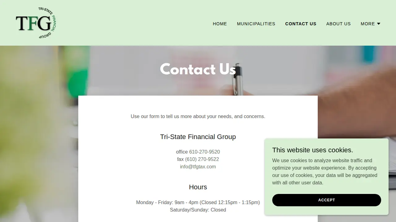 Tristate Financial Group page