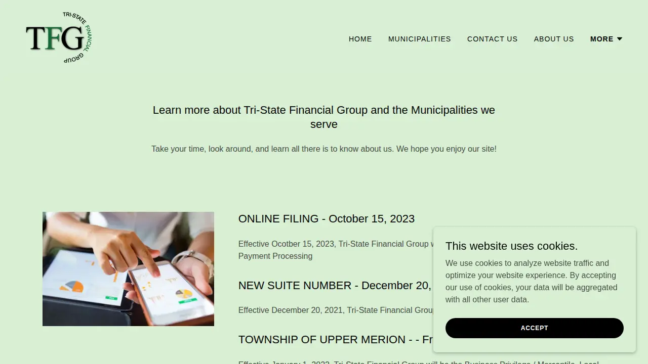 Tristate Financial Group page