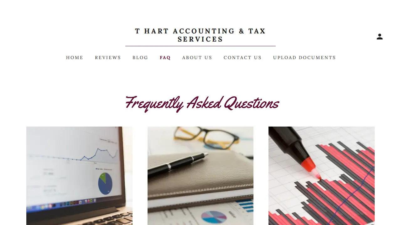 T Hart Accounting & Tax Services page